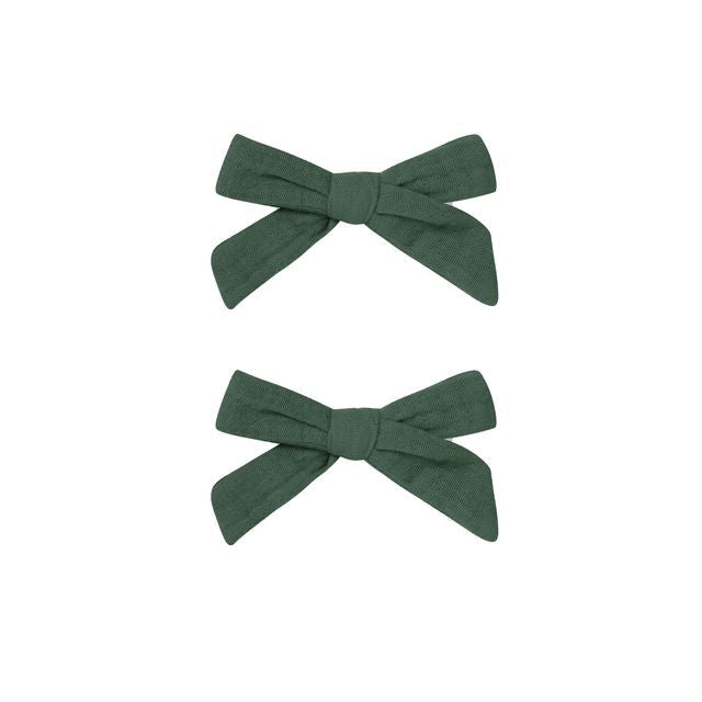 Rylee & Cru Set of 2 Bows in Green