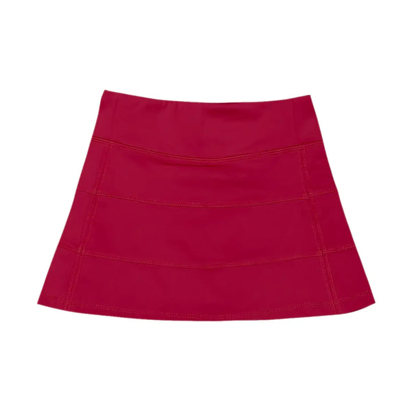 Belle Cher Maroon Tennis Skort