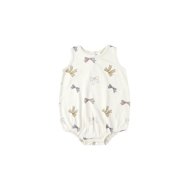 Rylee & Cru Bows Bubble Onesie