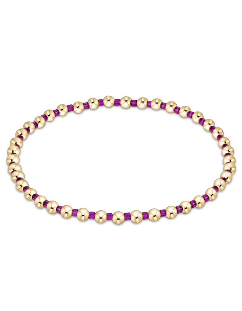 Hope Grateful Bracelet in Fuchsia