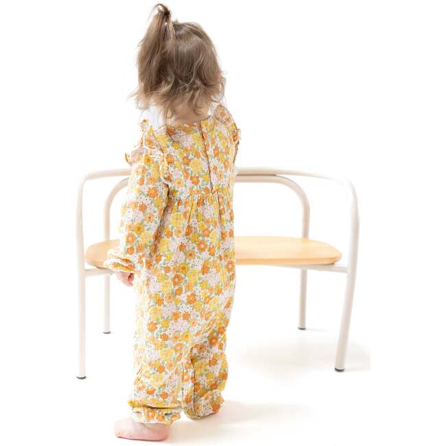 Angel Dear Sweet Amber Floral Romper