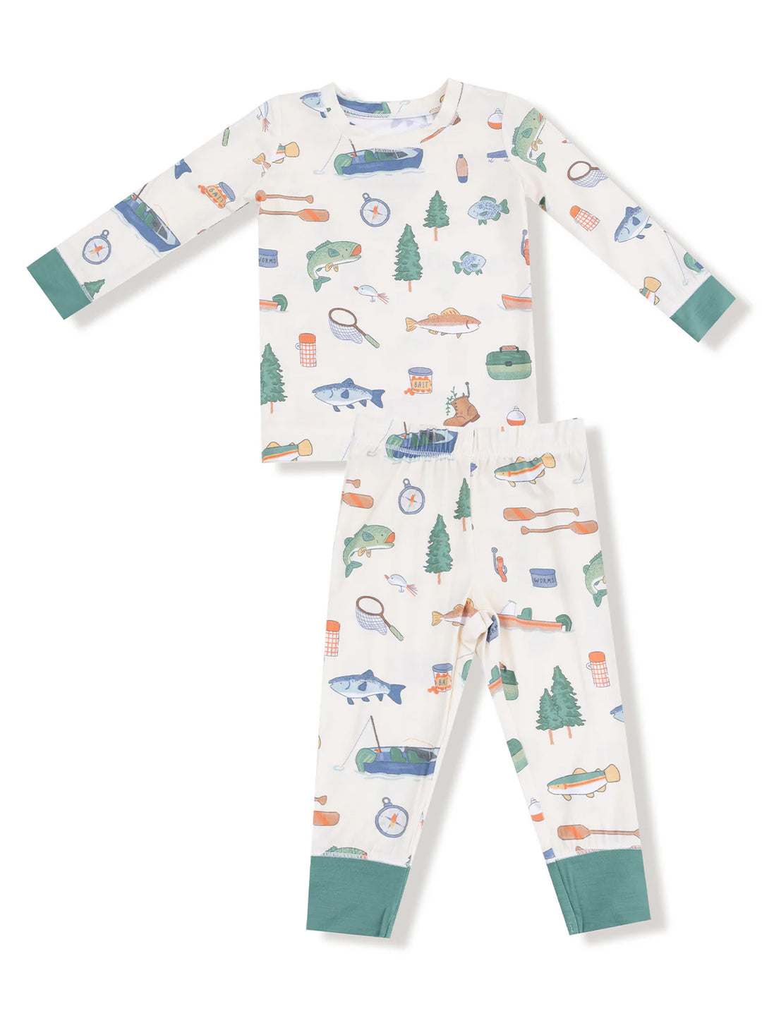 Angel Dear Fishing Things Pajama Set