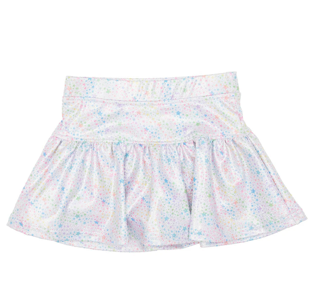 Azarhia Star Shimmer Gathered Skort