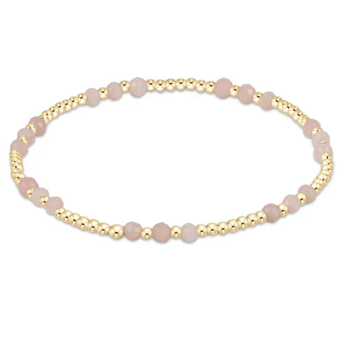 Enewton Joy Gem 3mm Bracelet in Pink Opal