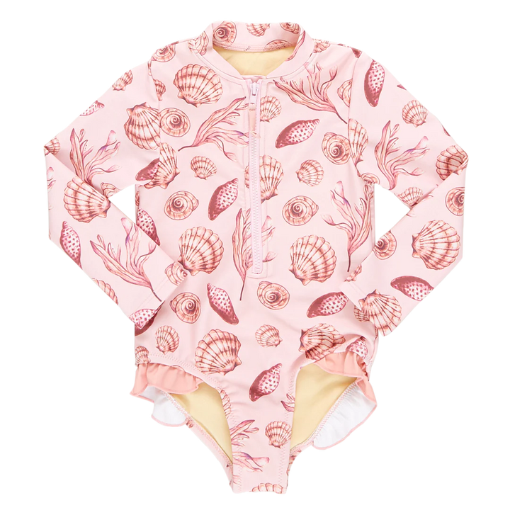 Pink Chicken Arden Suit in Pink Sea Shells (sizes 7-8)