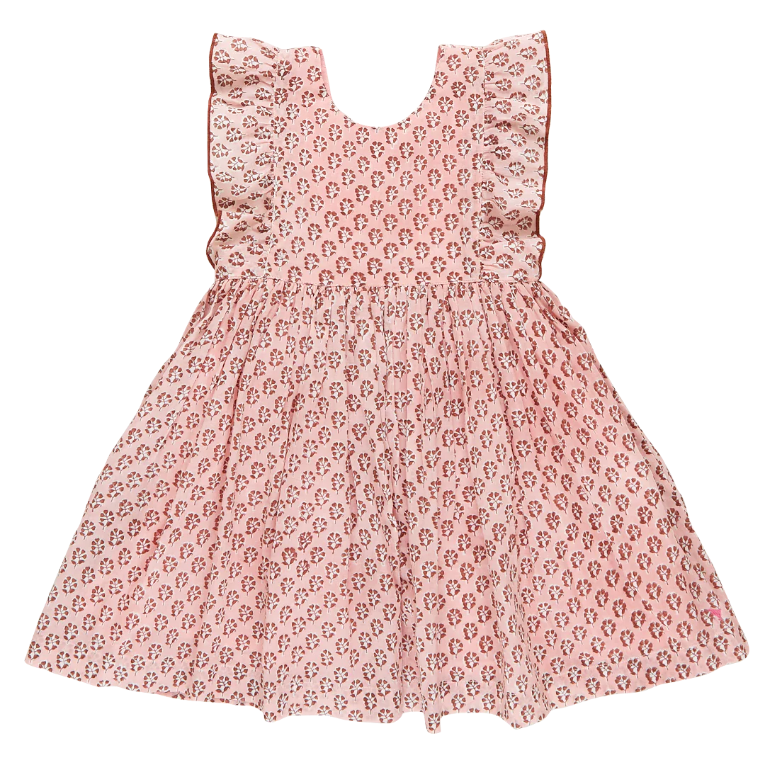 Pink Chicken Marceline Dress in Pink Lisbon Ditsy (sizes 7-12)