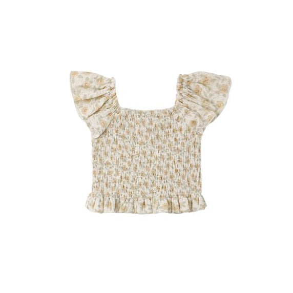 Rylee & Cru Zayla Top in Yellow Floral