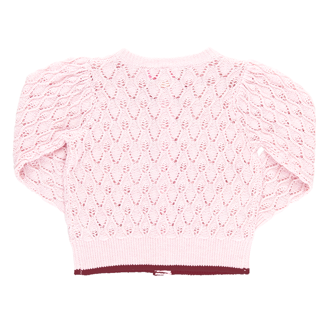 Pink Chicken Constance Sweater in Light Pink (sizes 2-6)