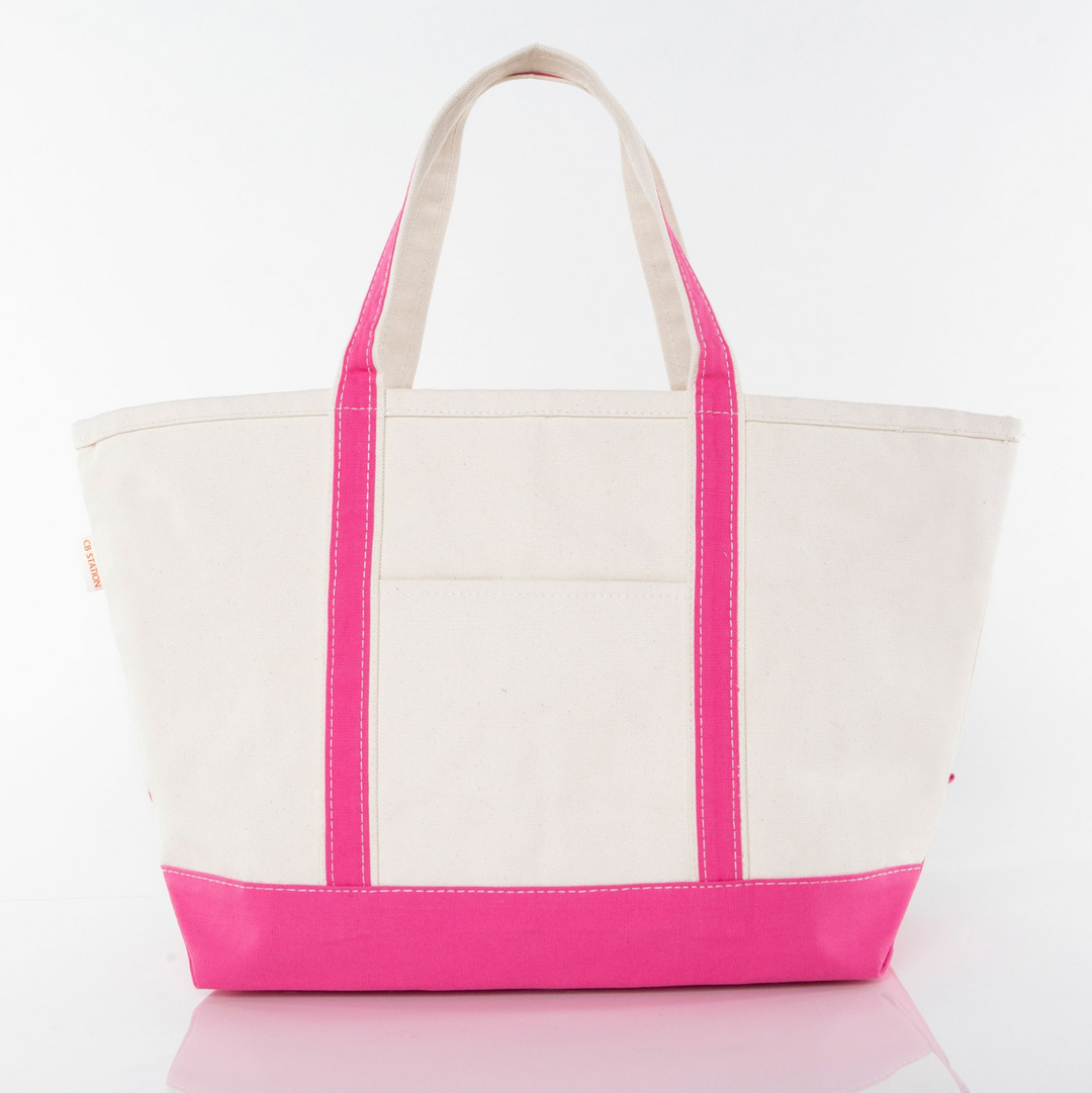 Large Classic Tote – Hot Pink