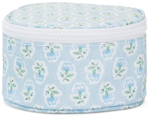 TRVL Quilted Jewel Round in Petite Fleur Blue