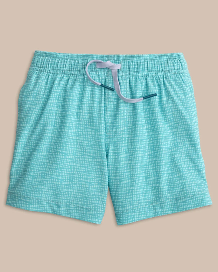 Southern Tide Painted Check Swim Trunk