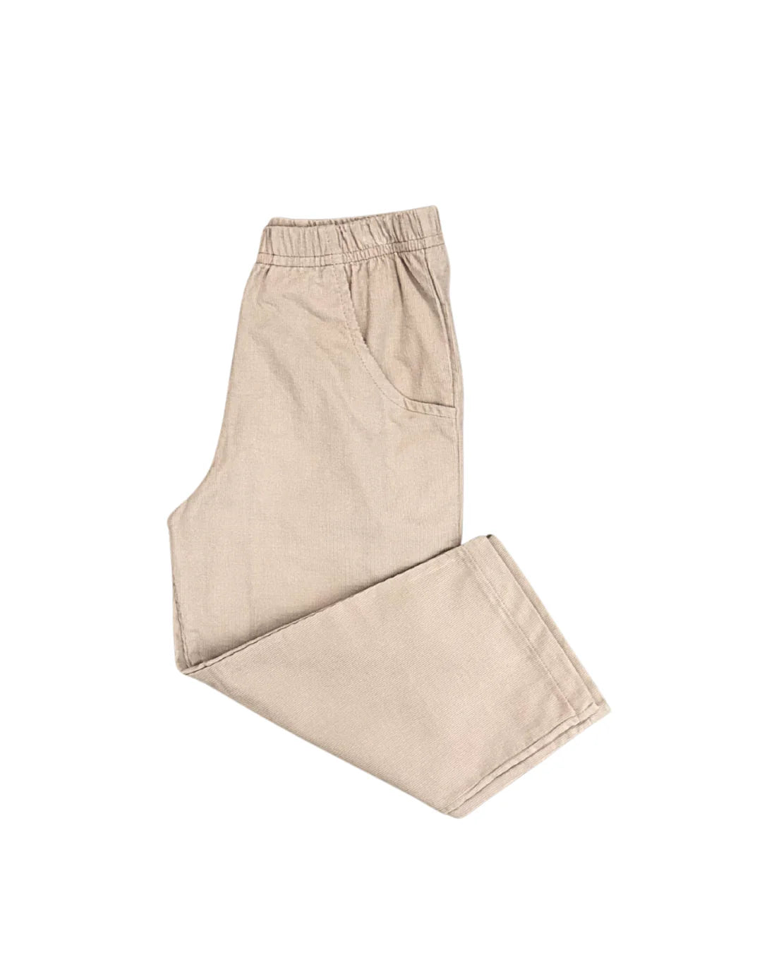 Luigi Kids Cord Pants with Pocket in Sand
