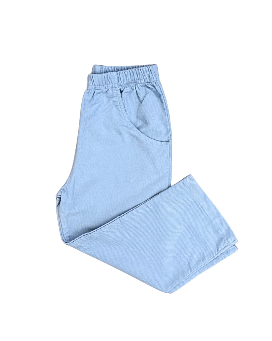 Luigi Kids Cord Pants with Pocket in Sky