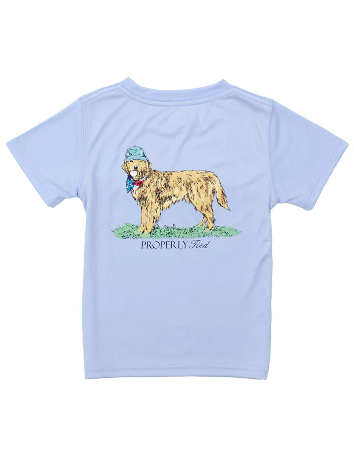 Properly Tied American Pup Performance Tee