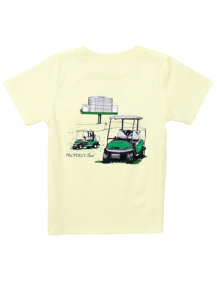 Properly Tied Leaderboard Tee in Light Yellow