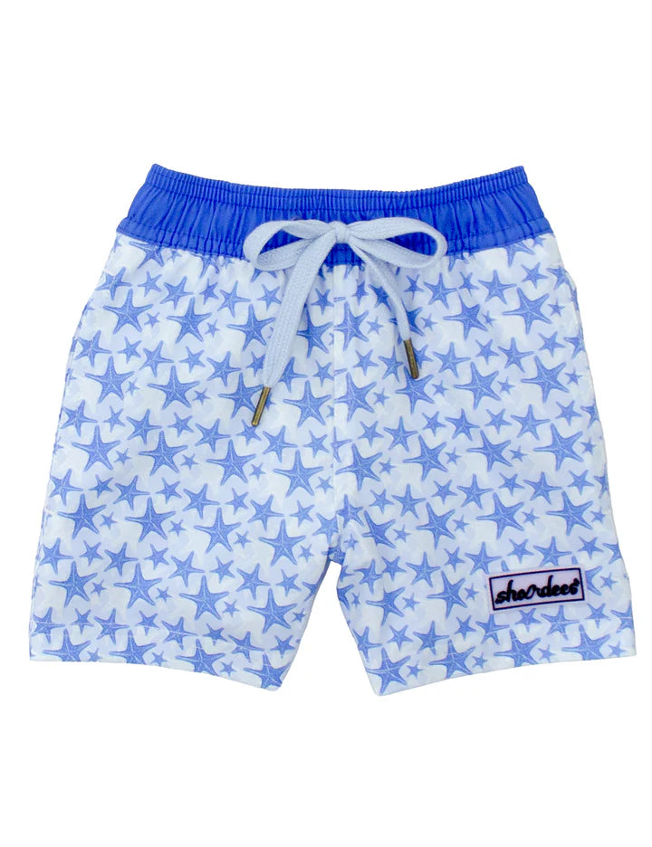 Properly Tied Shordees Swim Trunks in Sea Star