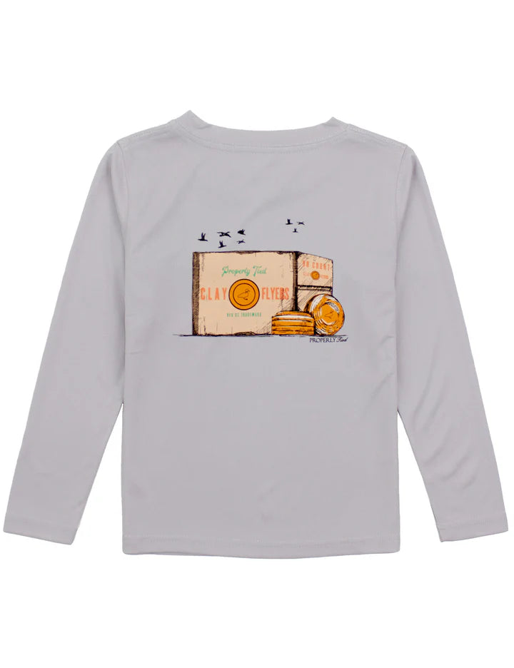 Properly Tied Performance Tee in Ice Grey