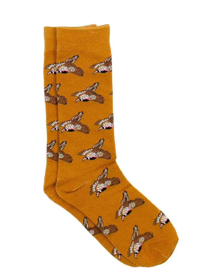 Lucky Duck Socks-Pheseant