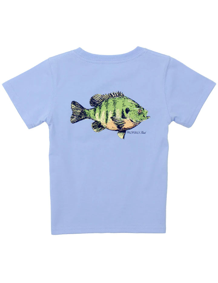 Properly Tied Blue Gill Tee in Light Blue
