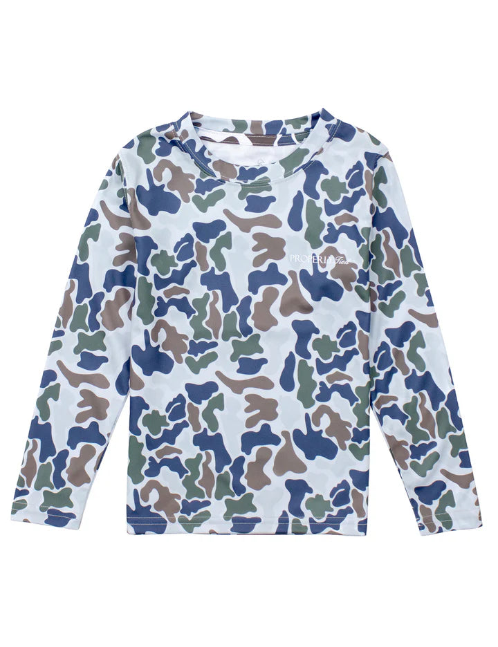 Properly Tied Sportsman Performance Tee in Terra Camo