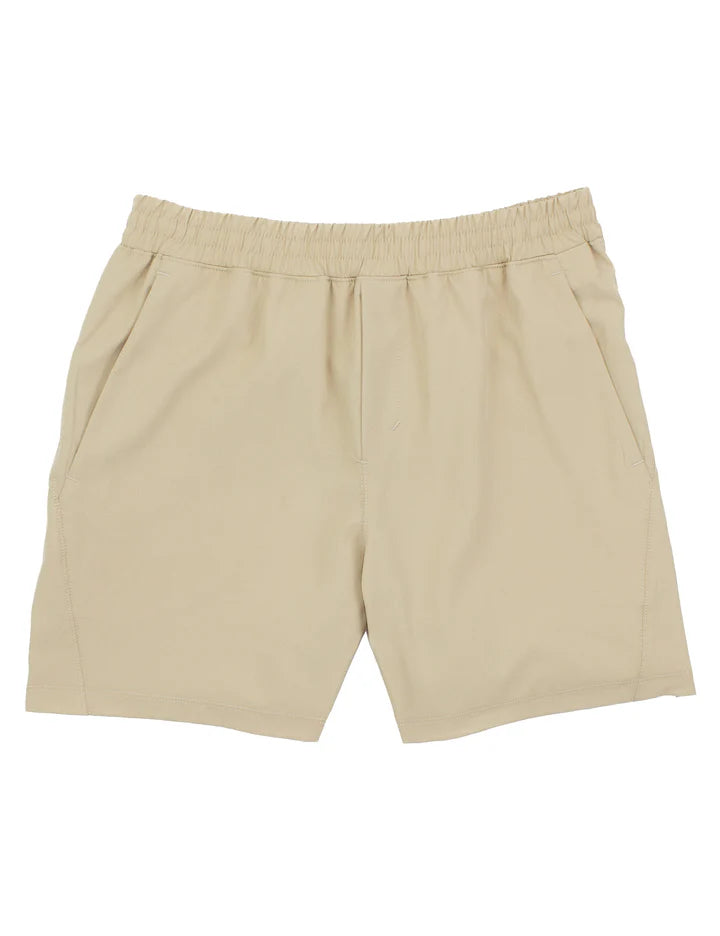 Properly Tied Court Short in Khaki