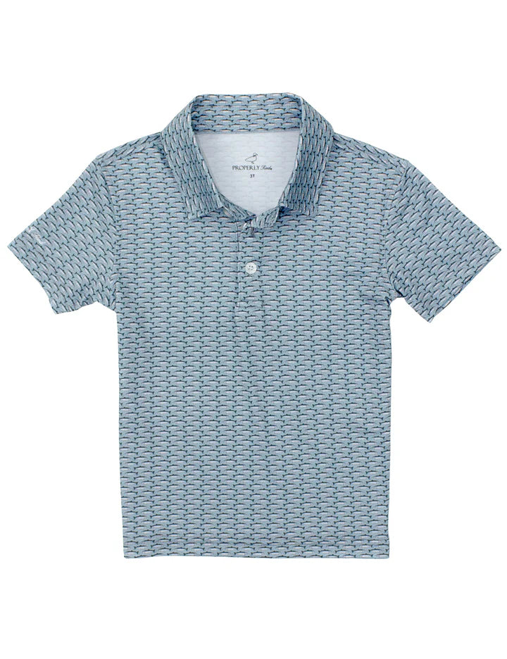 Properly Tied Inlet Polo in Trout Stream