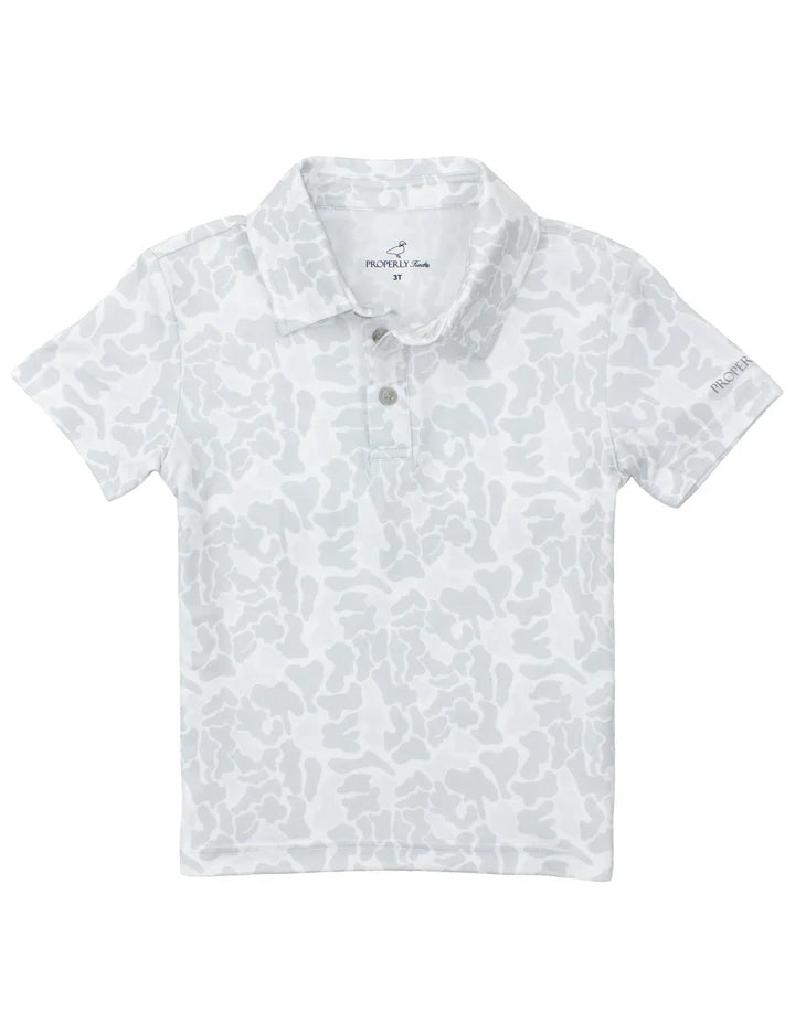 Properly Tied Ravine Polo in Snow Camo