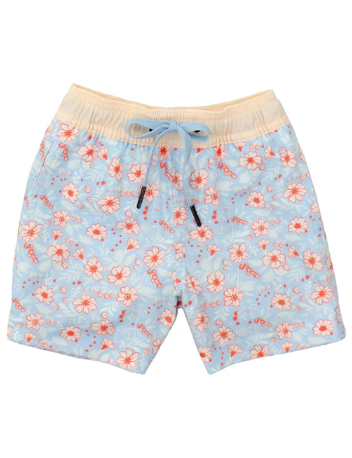 Properly Tied Riviera Swim Trunks in Island Bloom
