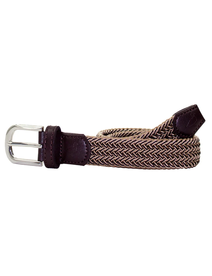 Country Club Stretch Belt in Saddle