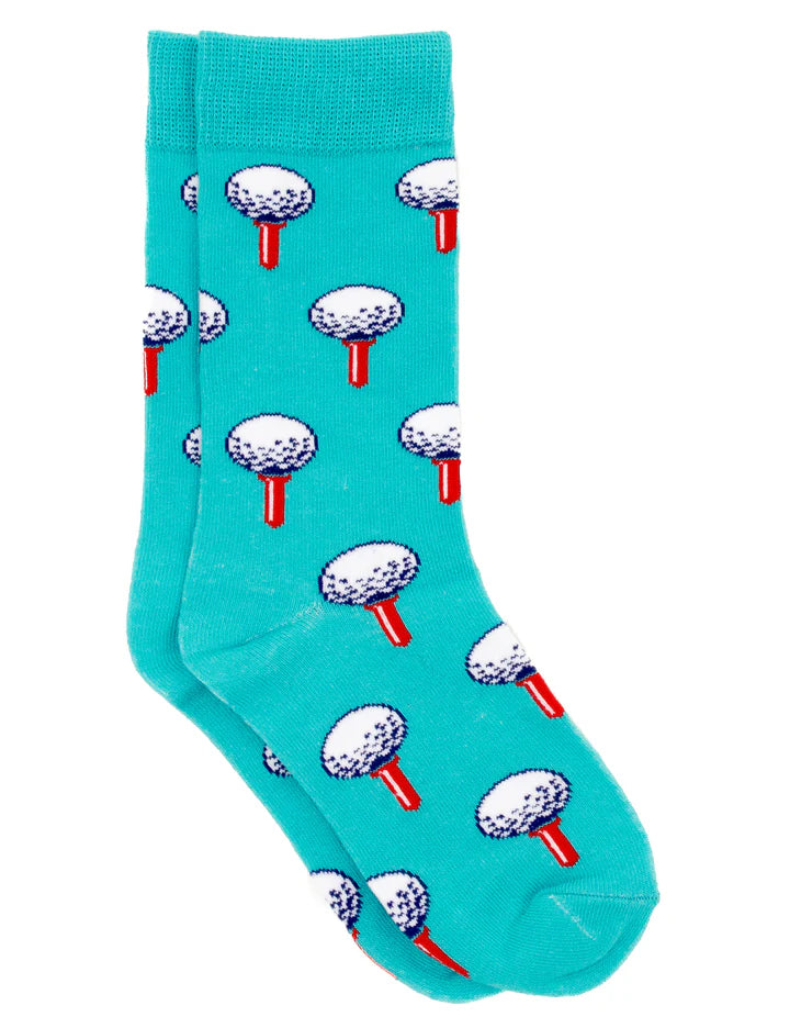 Properly Tied Lucky Duck Socks in Tee Time