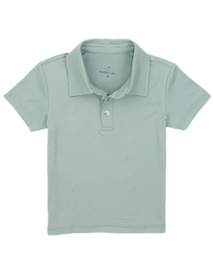 Properly Tied Ravine Polo in Jade