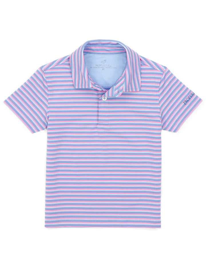 Properly Tied Watersound Polo in Miami Stripe