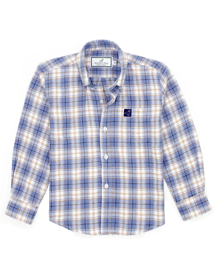 Properly Tied Classic Flannel in Winterbreeze