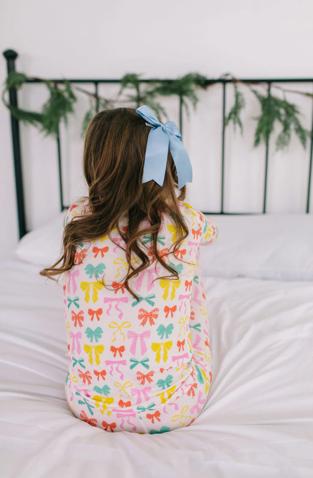 Ollie Jay Two Piece Pajama Set in Holiday Bows