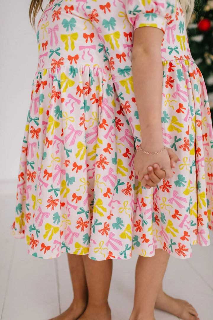 Ollie Jay Gwendolyn Dress in Holiday Bows