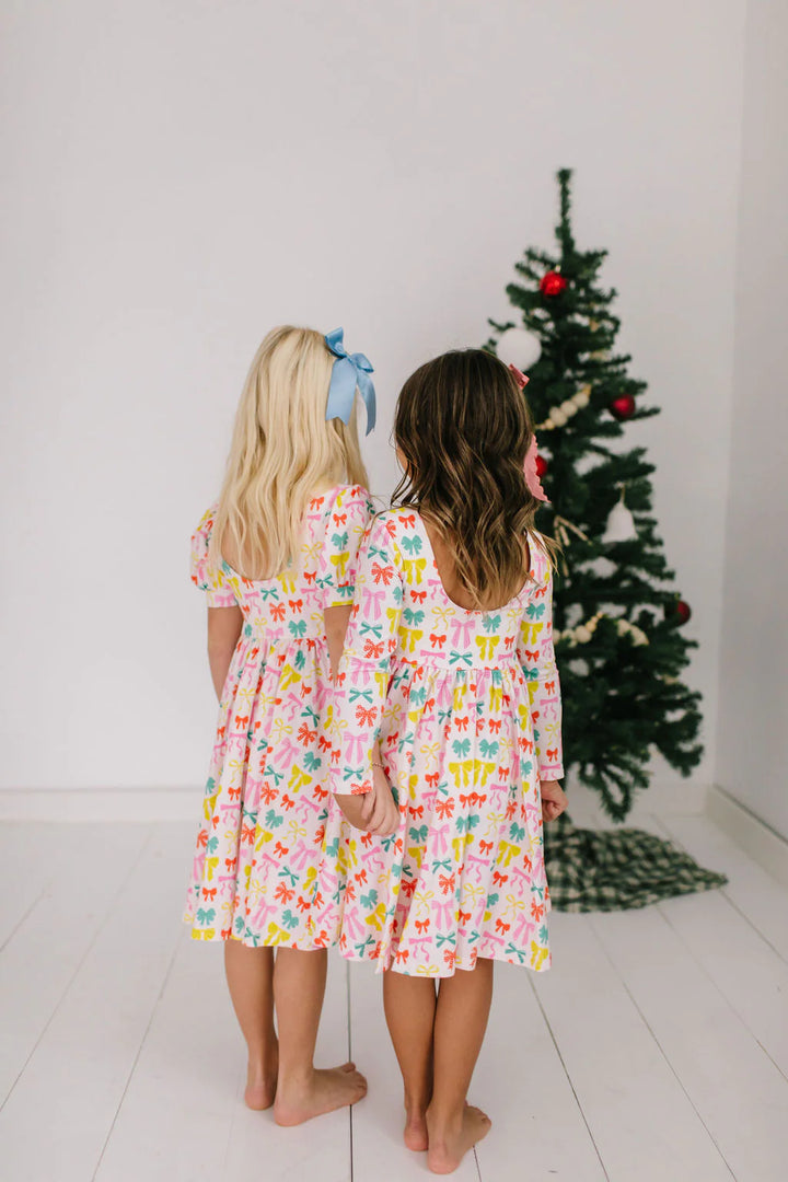 Ollie Jay Gwendolyn Dress in Holiday Bows