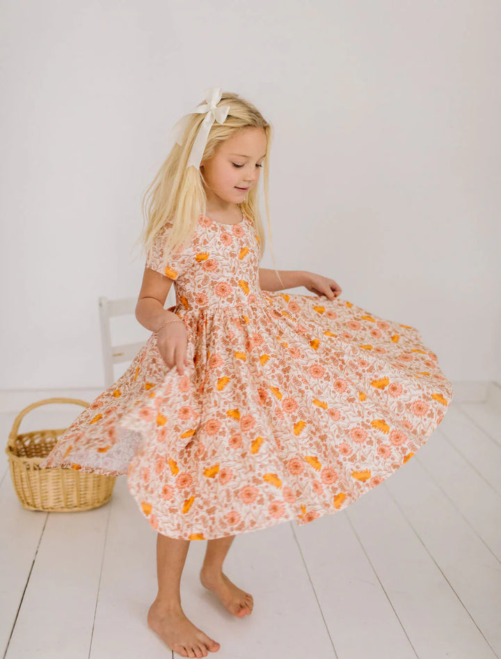 Ollie Jay Classic Twirl Dress in Boho Floral