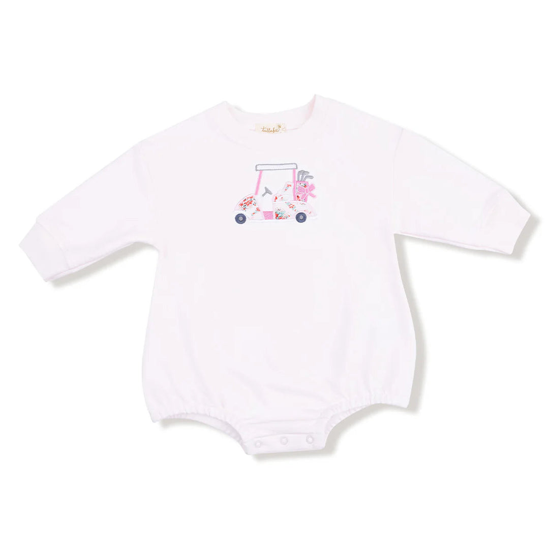 Angel Dear Pink Golf Cart Sweatshirt Bubble