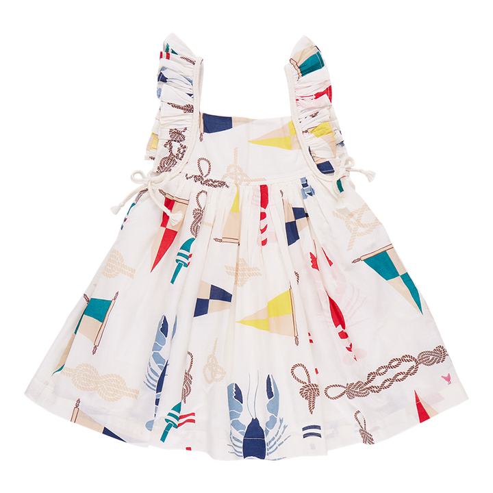 Pink Chicken Nautical Ailee Dress (sizes 7-10)