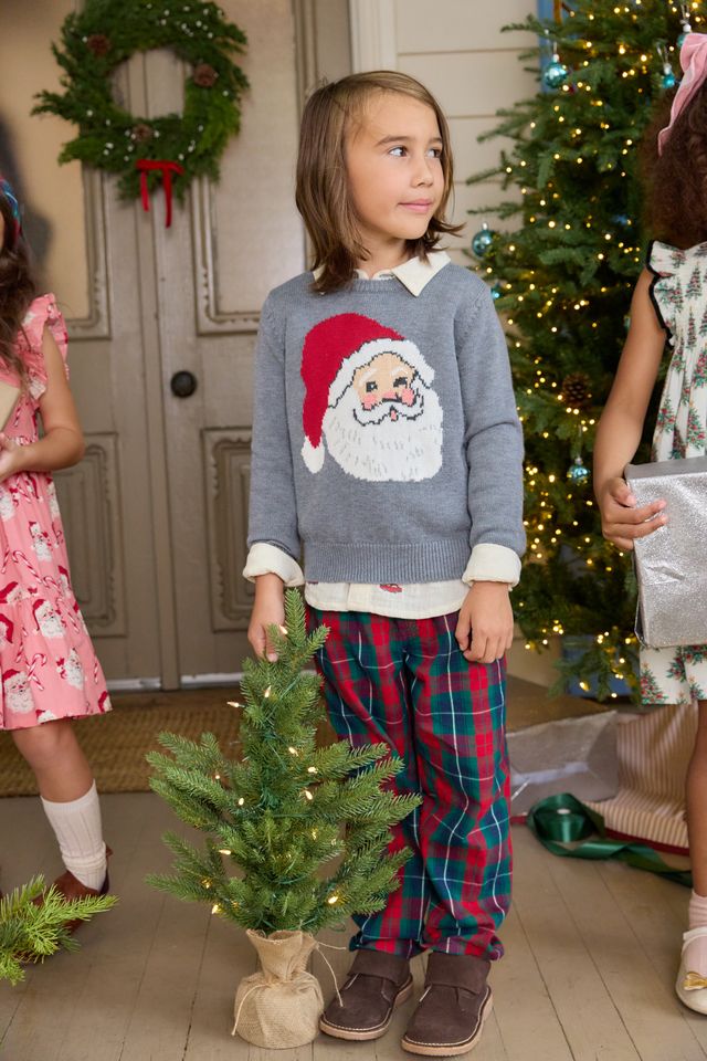 Pink Chicken Santa Oliver Sweater