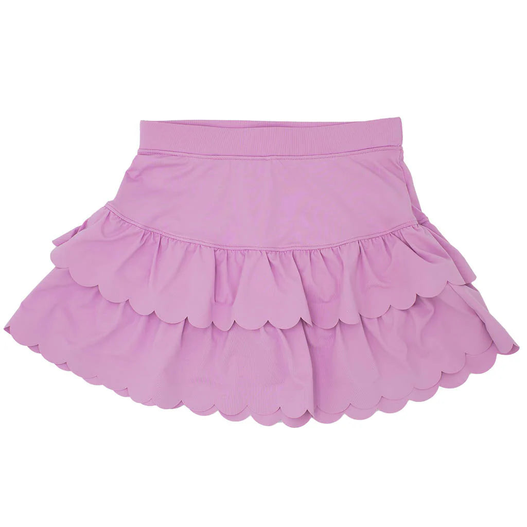 Azarhia Scalloped Skort in Lavender