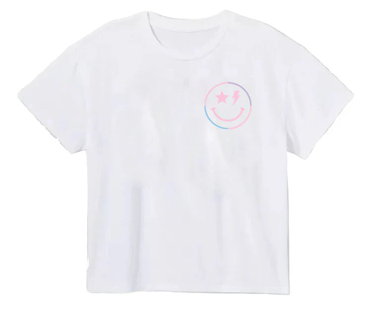 Azarhia Smiley Spark Boxy Tee