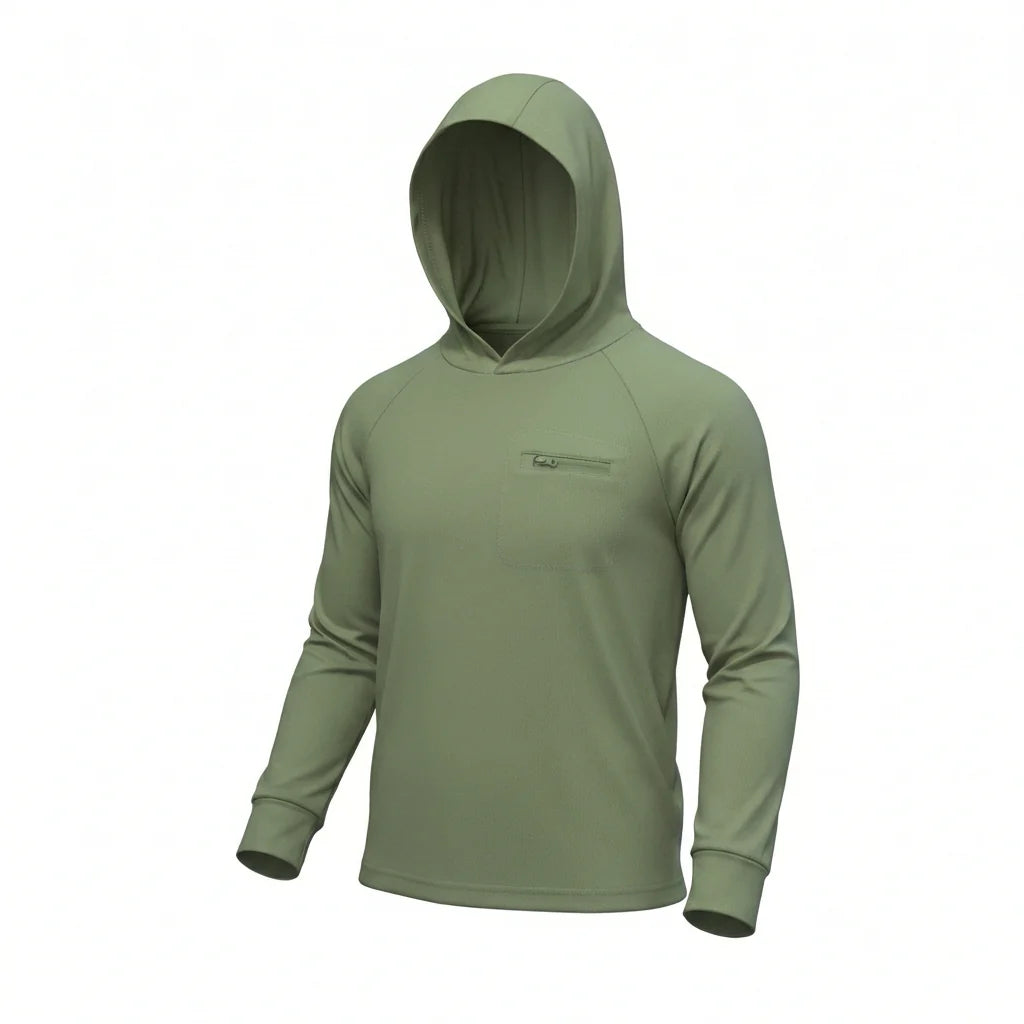 Finn Castaway Hoodie in Sage