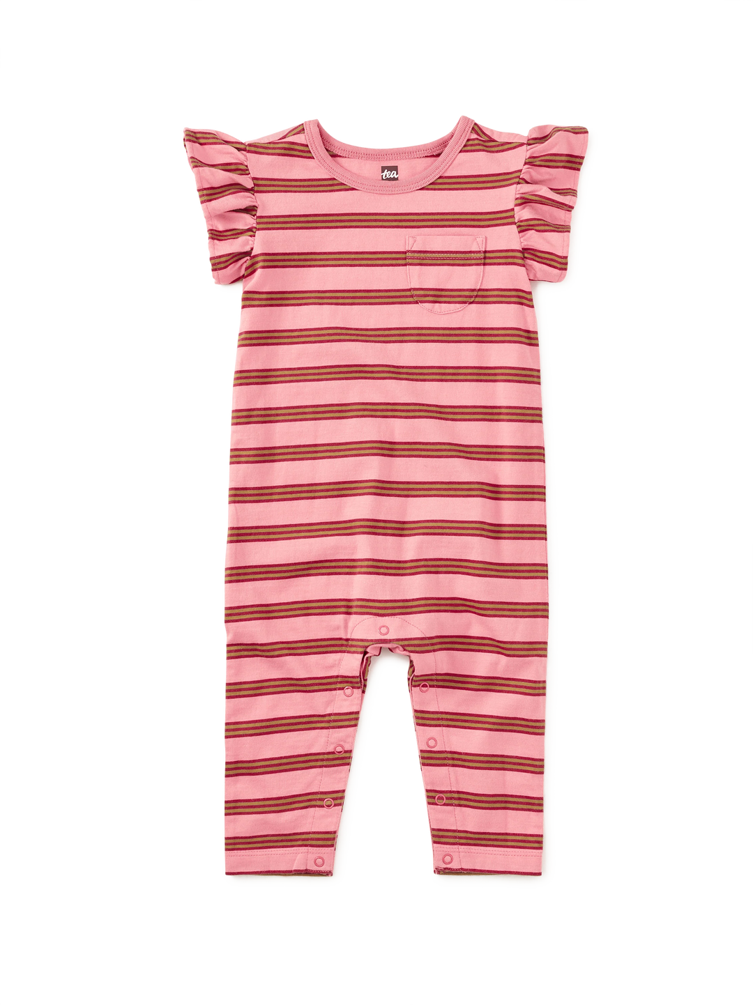 Tea Collection Ruffle Sleeve Romper