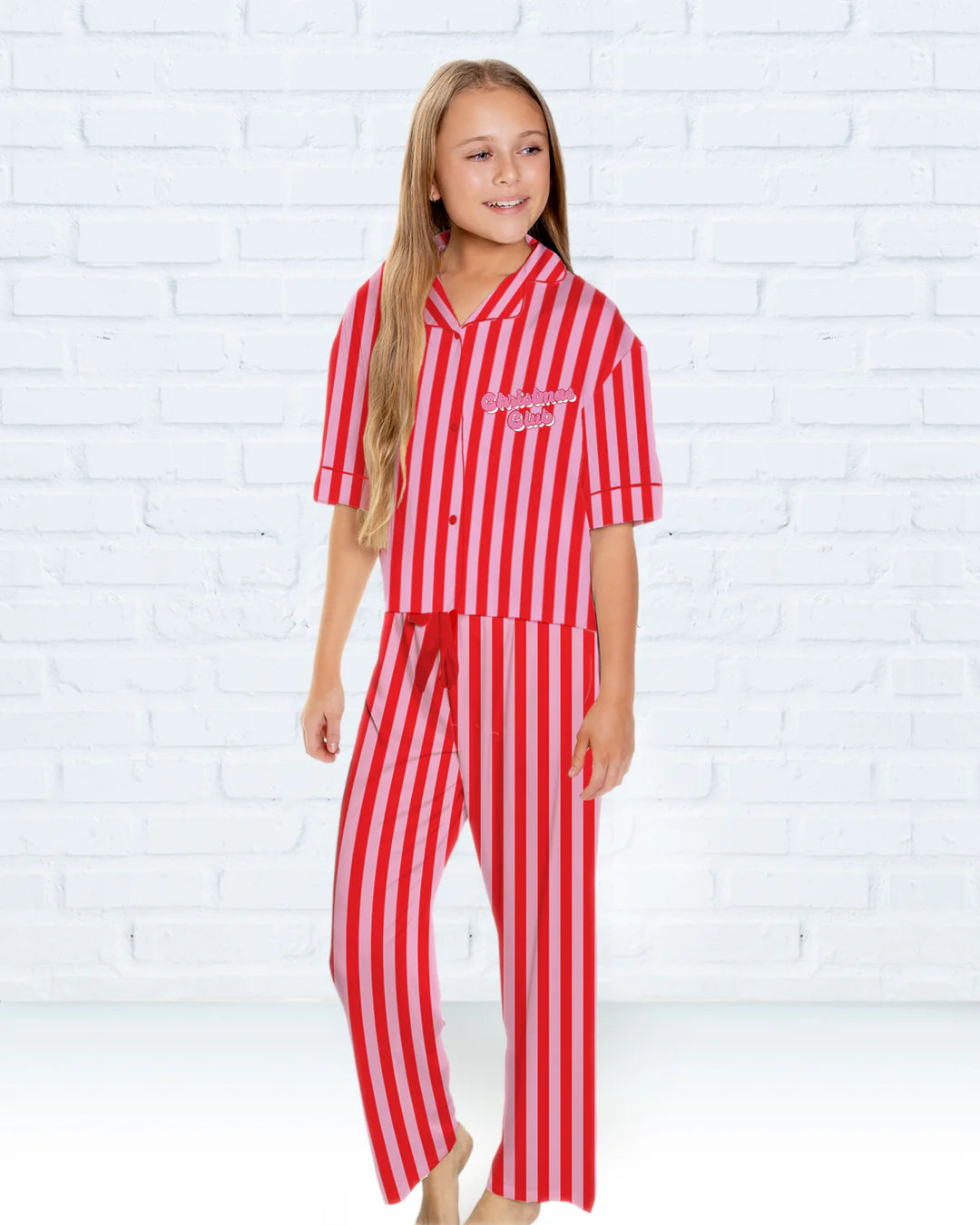 Sunshine Society Christmas Club Pajama Set