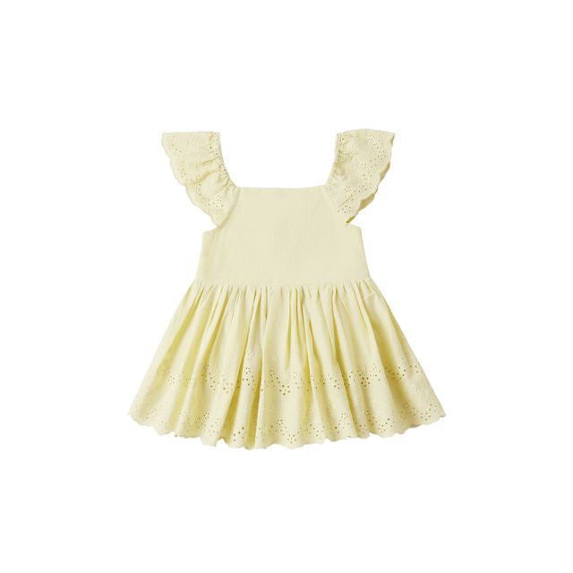 Rylee & Cru Remi Romper in Citron