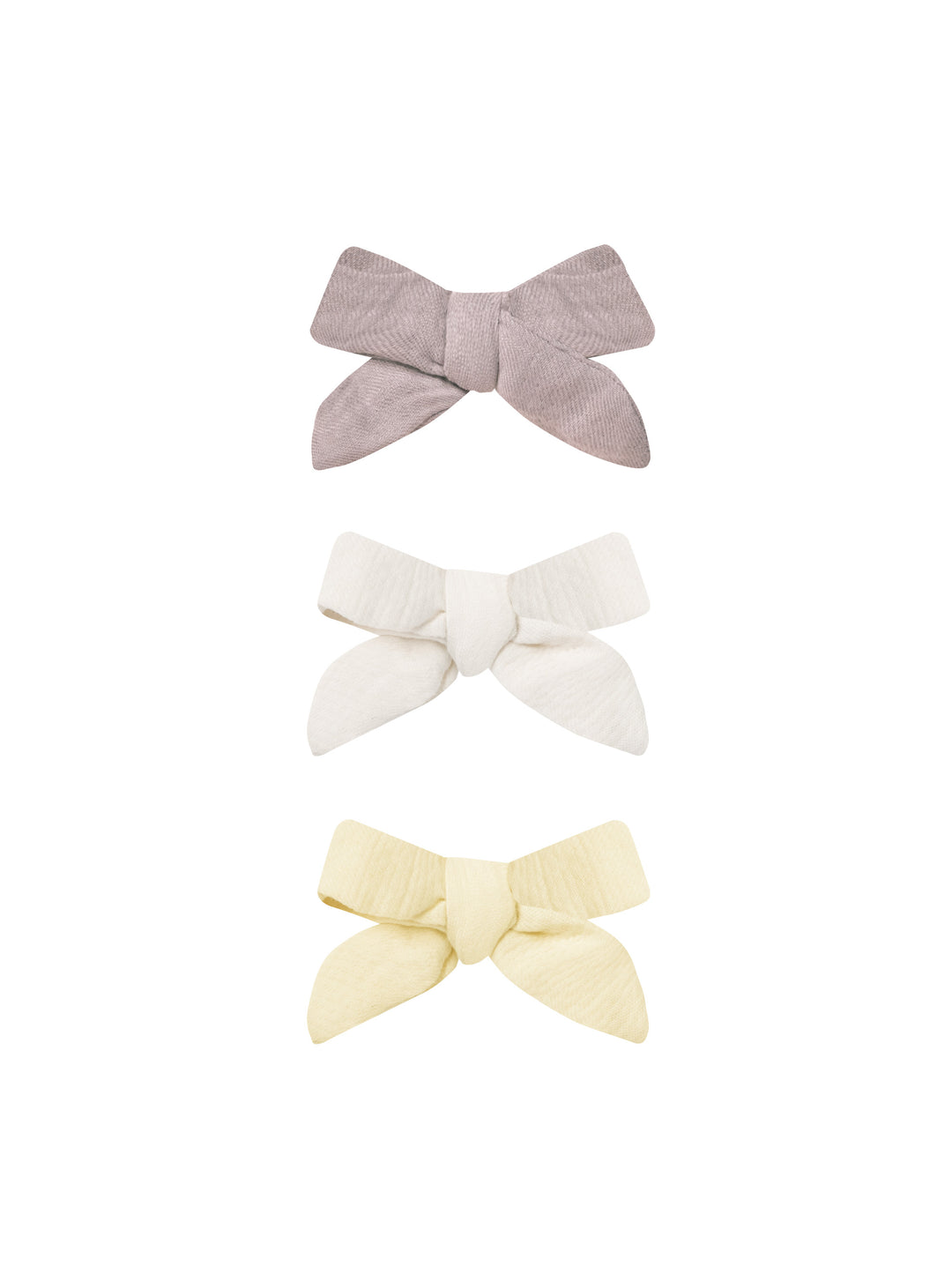 Quincy Mae Set of 3 Bows with Clip