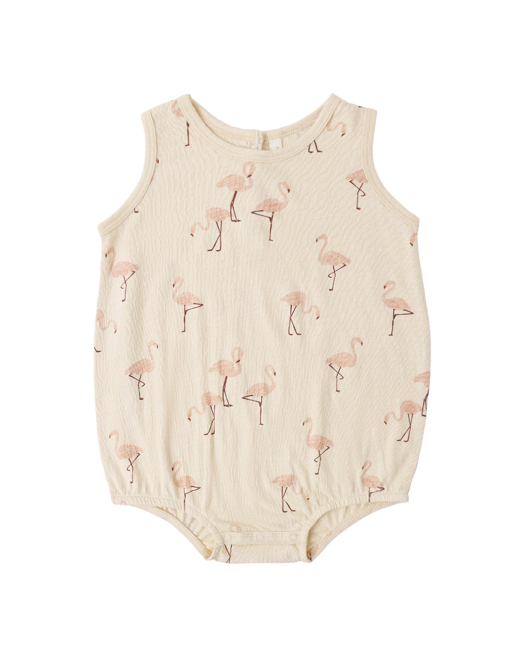 Rylee & Cru Bubble Onesie in Flamingo