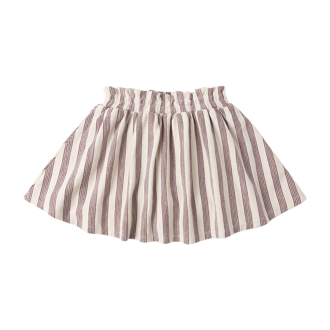 Rylee & Cru Sasha Skort in Brown Stripe