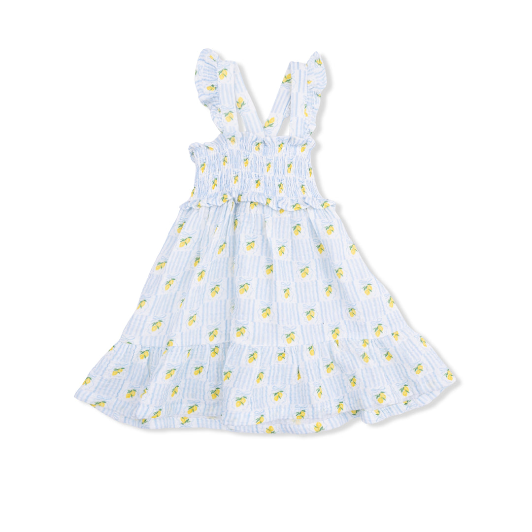 Angel Dear Lovely Lemons Smocked Sundress